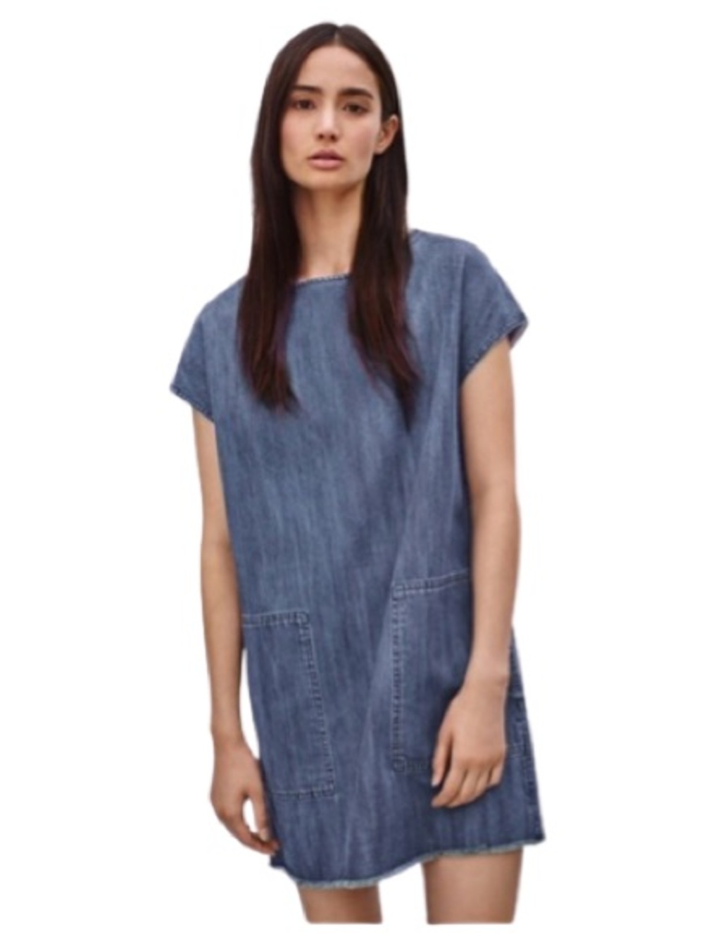 Aritzia Wilfred Free Nori denim mini dress size medium
